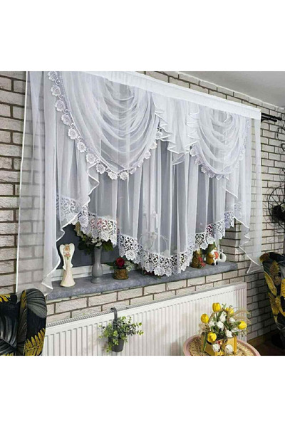 OEM Unique set of curtains + decorative drapes for living room bedroom, WIDTH...