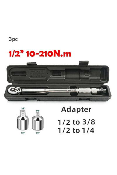 choice2 1-2 10-210Nm 3pcs 1/2 Inch Drive 10-210Nm Micrometer Adjustable Torqu...