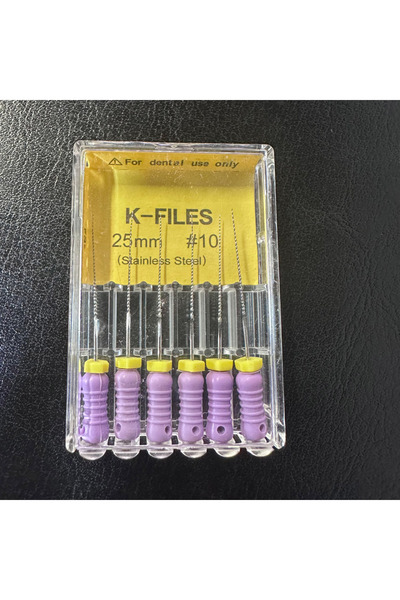 Choice8 مبردات K مقاس 25 مم، 10 قطع/عبوة، مبردات K يدوية الاستخدام للأسنان، م...