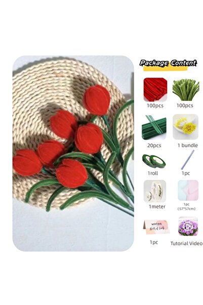 Choice5 مجموعة أدوات حرفية من ريد توليب، تتضمن 200 قطعة من منظفات الأنابيب، و...