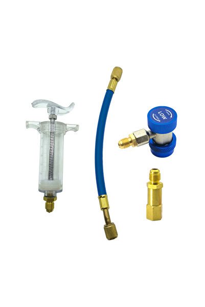 Choice5 SET3 with safe valve Car A/C Oil/Dye Injector 30Ml 1Oz with Low Side ...