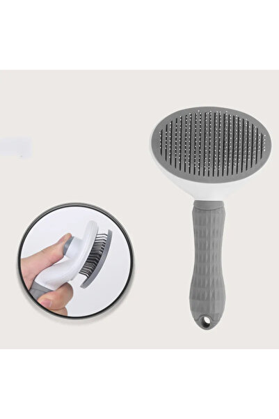 Choice1 فرشاة تنظيف القطط C791-Gray قطعة واحدة مضادة للانزلاق، مشط لإزالة شعر...