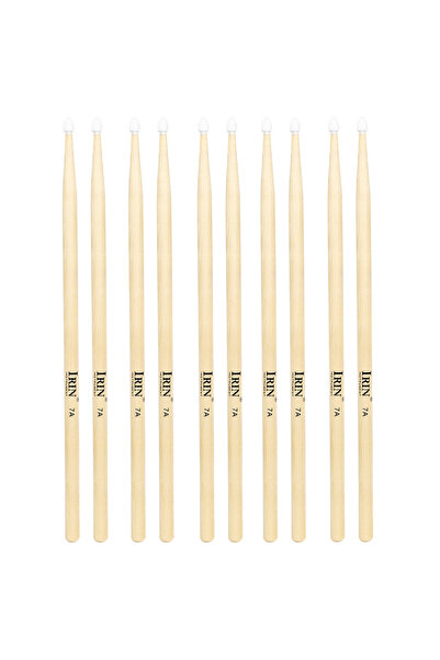 choice2 7A 5Pair IRIN 5A/7A DrumSticks Maple Classic Waterdrop Tip Nylon Drum...