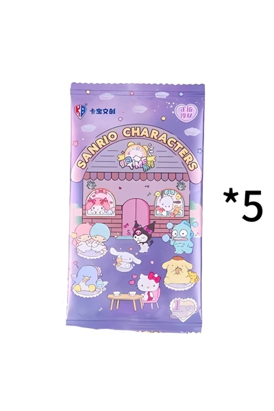 choice2 5Bag(15Pcs Cards) Original Box Card Sanrio Cute Anime Genuine Authori...