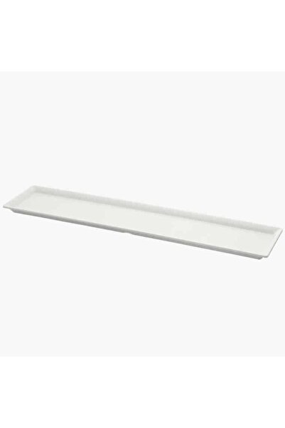 Külsan Maya Rectangular Serving Plate White 60X13.5 cm