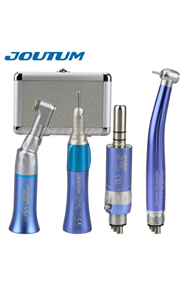 Choice4 طقم أزرق بأربعة ثقوب، طقم قبضة أسنان عالية ومنخفضة السرعة، مستقيمة، ز...