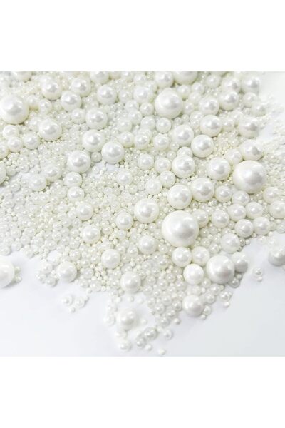 Choice3 الخيار الأول: حبيبات سكر اللؤلؤ الأبيض 130 غ/4.58 أونصة، حجم مختلط، ل...