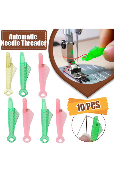 Choice1 10 قطع من ماكينة الخياطة البلاستيكية، إبرة ماكينة الخياطة، ماكينة الر...