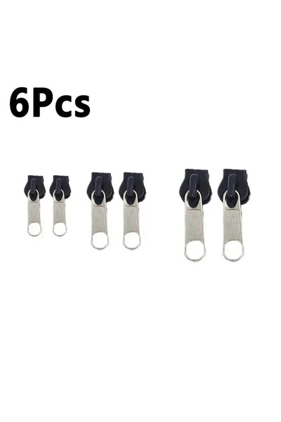 choice2 6pcs Semi black 24/12/6PCs new instant zipper universal instant fix z...