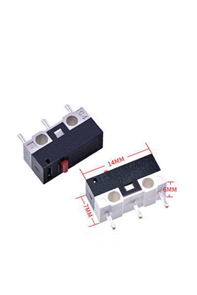 Choice1 NO-NC 10 PCS Small Limit Microswitch Car Switch with Scroll Wheel Mic...