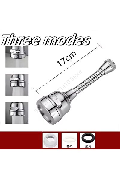 Choice1 17cm Three modes New Water Tap Nozzle 360 Rotation Faucet Sprayer 2/3...