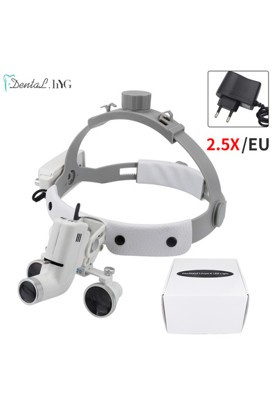 Choice5 علبة كرتون إلكترونية، عدسات مكبرة للأسنان 2.5X أوروبية، مصباح جراحي أ...