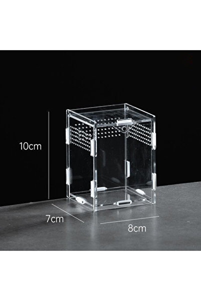 choice2 A1 【E】 صندوق تربية الزواحف الشفاف المصنوع من أكريليك، موطن للحشرات وا...