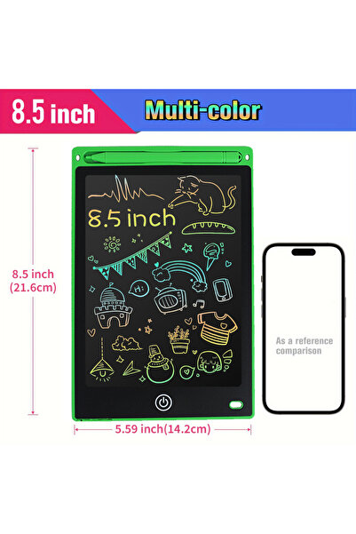 Choice9 لوحة رسم خضراء مقاس 8.5 بوصة / 10 بوصة / 12 بوصة، لوح كتابة بشاشة LCD...