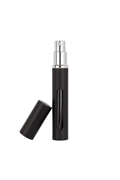 Choice6 زجاجة عطر سوداء قابلة لإعادة التعبئة سعة 5 مل، حجم مناسب للسفر، زجاجة...