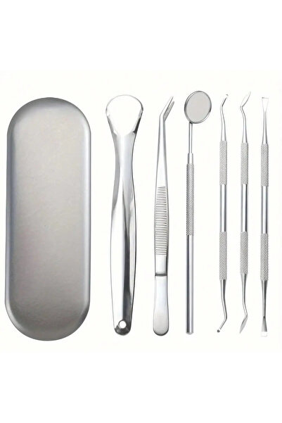 Choice 6pcs set-B 3/4/5/6/8pcs Stainless Steel Dentist Clean Tools Dental Mir...