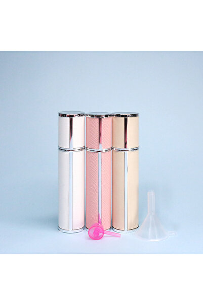 Choice4 زجاجة عطر جلد سعة 10 مل بألوان متنوعة، 3 قطع (2/3 قطع)، زجاجة عطر صغي...