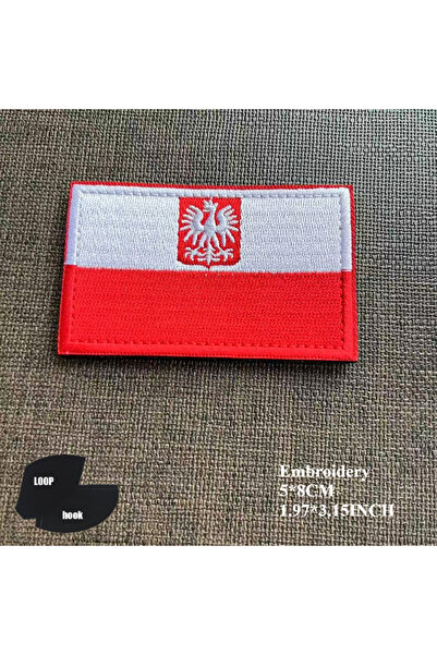 Choice6 Poland-embroidery4 Poland Flag Embroidery Patches Polish Eagle Army R...