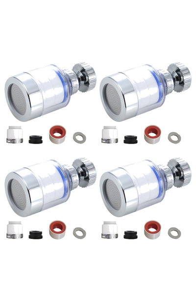 Choice3 4xFilter Bubbler Set Kitchen Faucet Water Filter Pressurized Sink Fil...