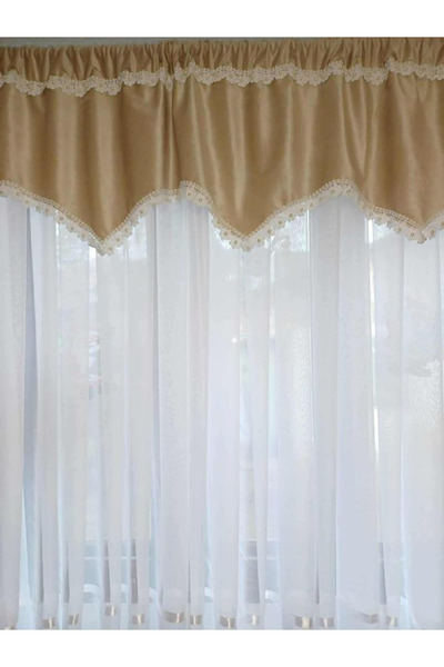 OEM Unique set of curtains + decorative drapes for living room bedroom, WIDTH...
