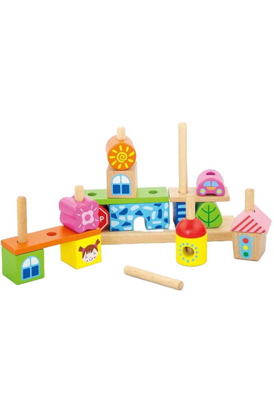 Viga Wooden Cubes City