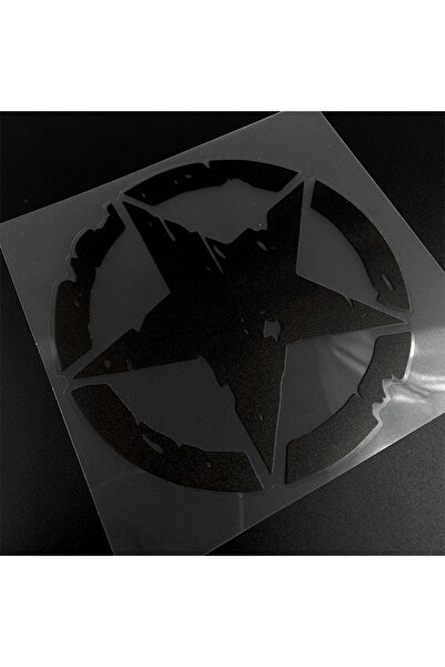 Choice1 ملصقات دراجة نارية على شكل نجمة خماسية، مقاس 12×12 سم، لون أسود، قطعة...