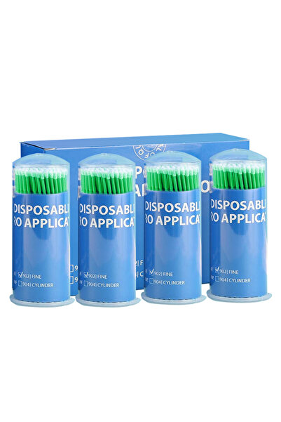 Choice4 زجاجة واحدة خضراء تحتوي على 100 قطعة/زجاجة من فرش الأسنان الدقيقة Den...