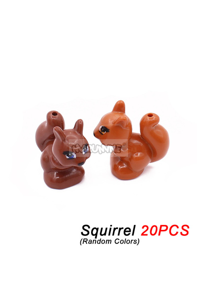 Choice23 مجموعة مكعبات بناء حيوانات السنجاب مارومين إم، 20 قطعة، قطع بناء نمو...