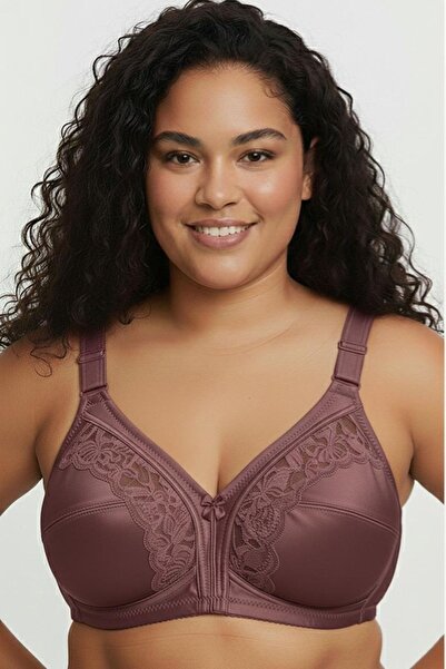 Brashop Gül Kurusu Büyük Beden Toparlayıcı Minimizer Sütyen Balensiz Süngersi...