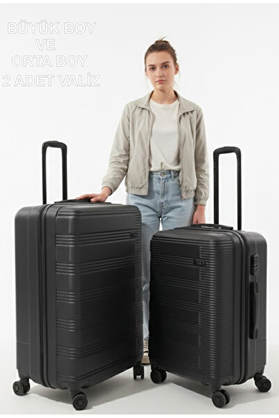 Atlas Large and Medium Size Suitcases 2 Pieces