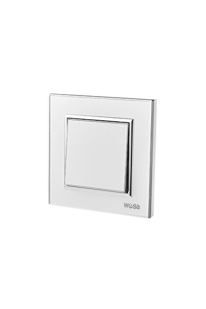 choice2 مفتاح أحادي الاتجاه أحادي الفتحة، لون أبيض، مقاوم للاشتعال، مصنوع من ...