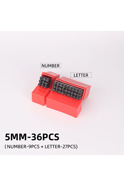 Choice5 5mm Digital-Letter 36pcs Digital Letter Steel Stamp LOGO Leather Meta...