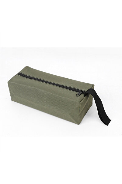 Choice4 حقيبة أدوات يدوية خضراء اللون، مناسبة للبراغي والمثاقب وقطع المعادن، ...