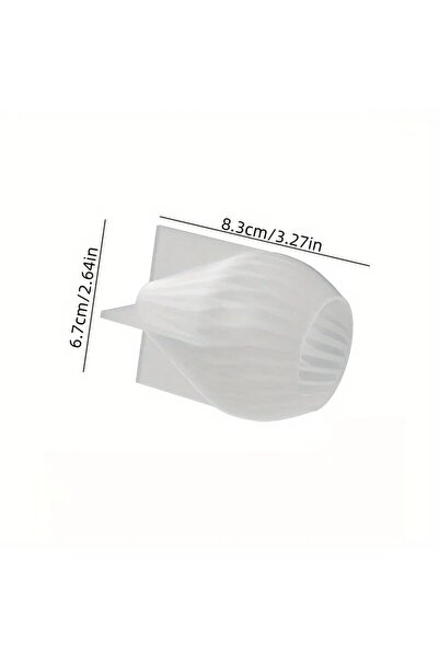 choice2 E 3D Spiral Striped Silicone Mold for DIY Scented Candles, Clay Craft...