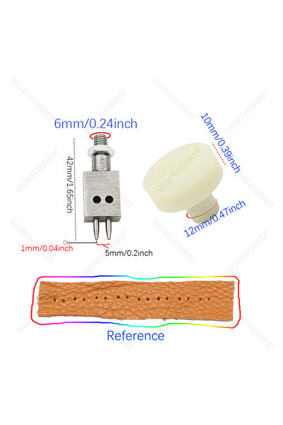 Choice4 Spacing-5mm-2 1Pcs M6 Thread Punching Suitable for European Vulcan 3 ...