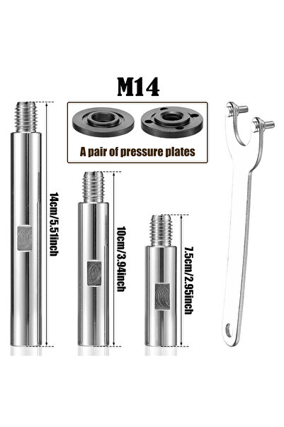 Choice1 طقم قضيب توصيل وصامولة شفة لتمديد جلاخة الزاوية من النوع الأول لتوصيل...
