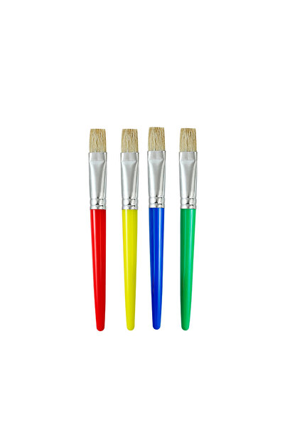 Choice1 4 فرش رسم مسطحة و4 فرش رسم دائرية ومسطحة للفنانين، مناسبة لطلاب الرسم...