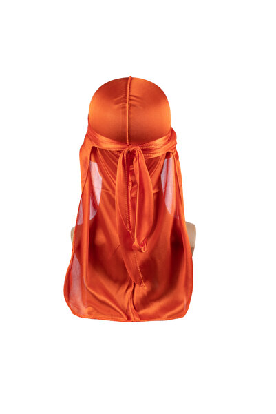 Choice5 4801ORANGE قبعة استحمام حرير للرجال، باندانا، قبعة دوراج حريرية طويلة...