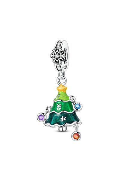 Choice4 KTC1819 925 Sterling Silver Christmas Tree Santa Claus Snowman Charms...