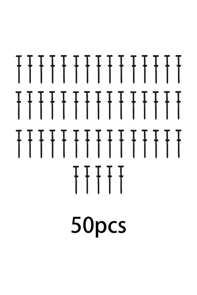 choice2 50pcs Nylon Universal Cable Tie Buckle Self-lking Plastic Coupler Aut...