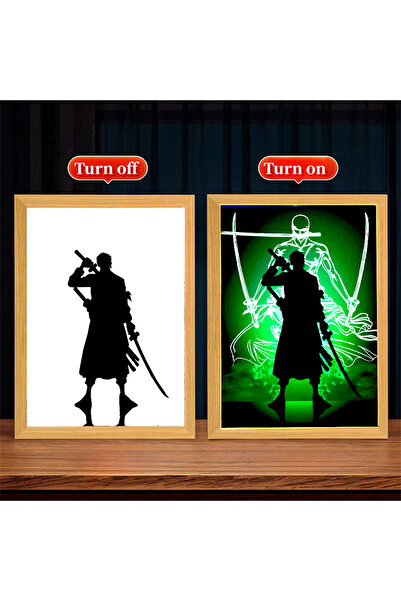 Choice3 قطعة USB مختارة 06 مجسم أنمي ون بيس، لوحة إضاءة، إطار صور، مصباح ليلي...