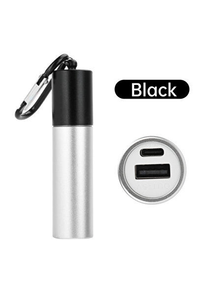 Choice1 black 5V 2A 1x 18650/21700 USB Type-C Battery Charger Case DIY Power ...