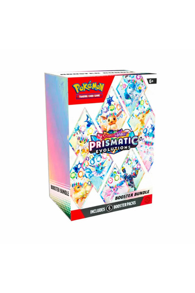 Pokemon Lisanslı TCG Scarlet & Violet: Prismatic Evolutions Booster Bundle (6...