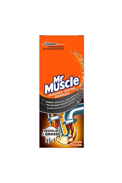Mr. Muscle Set of 3 x Niagara Pipe Unblocking Granules Sachets, 250 g