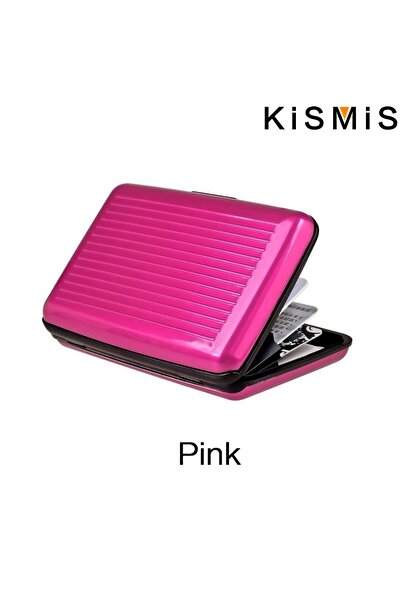 Choice5 Pink KISMIS RFID Metal Wallet and Business ID Women Men Business ID ,...