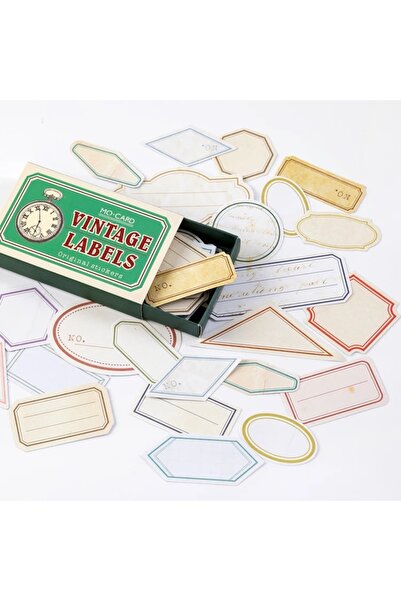 Choice1 D 60pcs/pack Vintage DIY Diary Sticker Writable Label Album Scrapbook...