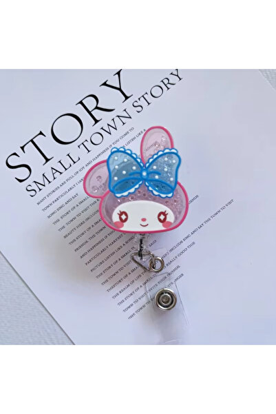 Choice4 حامل بطاقات جديد قابل للسحب بتصميم هيلو كيتي، بنمط رمل متدفق، على شكل...