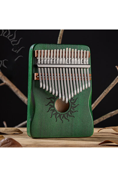 Choice1 green 17 key Hluru Kalimba 17 21 Key Kalimba Finger Piano Solid Maple...
