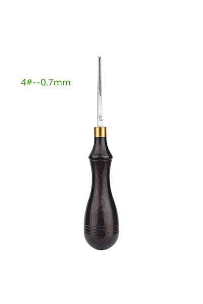 choice2 أداة تشذيب حواف الجلد ذات الفتحة الواسعة بمقبض خشبي، من Zxiixz، قطعة ...