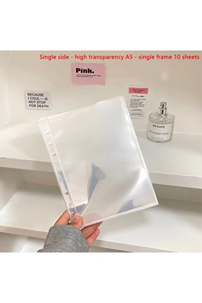 Choice8 transparent 1 grid 10PCS/set 1/2/4Pockets Grids Photo Album A5 Inner ...